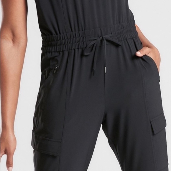 Athleta Unbound Black Jumpsuit NWT - Picture 3 of 6